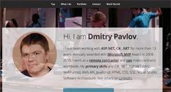 Desktop Screenshot of dmitry-pavlov.com